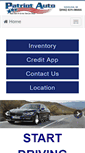 Mobile Screenshot of patriot-auto.com